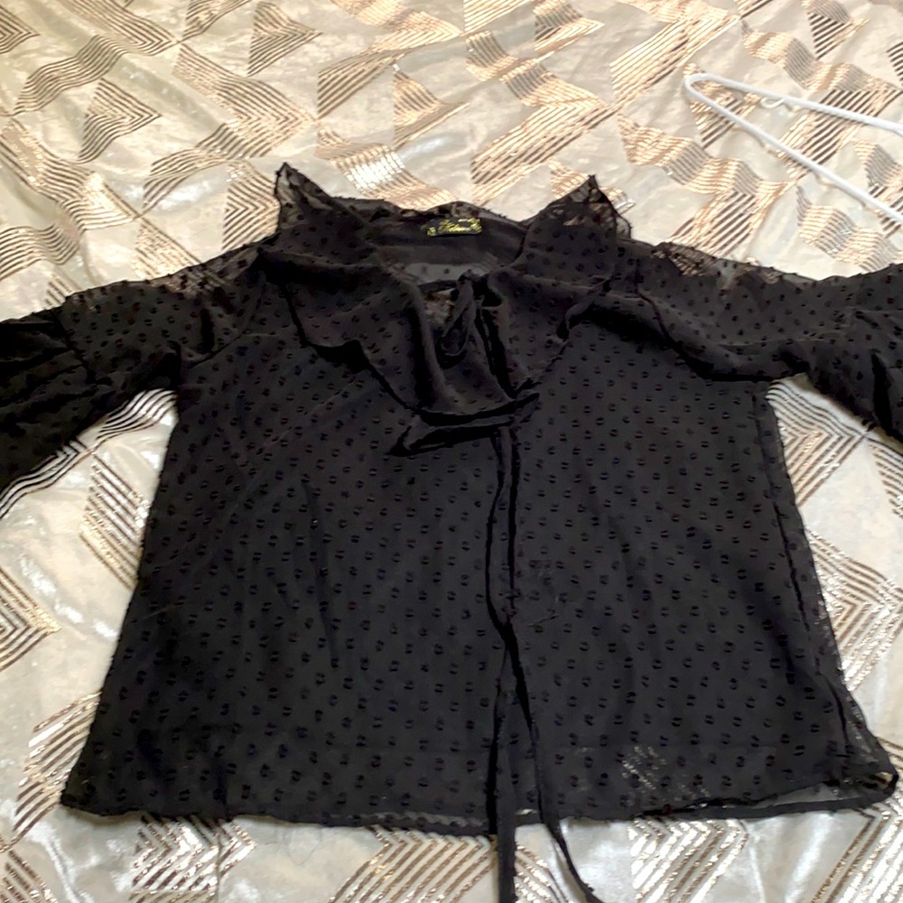 Black new no tag blouse